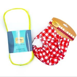 Buttons Antsy Pants Cloth Diaper Cover & Inserts